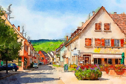 The village in Alsace