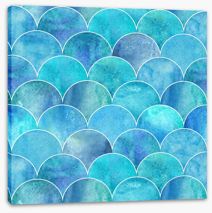 Fishscale sea