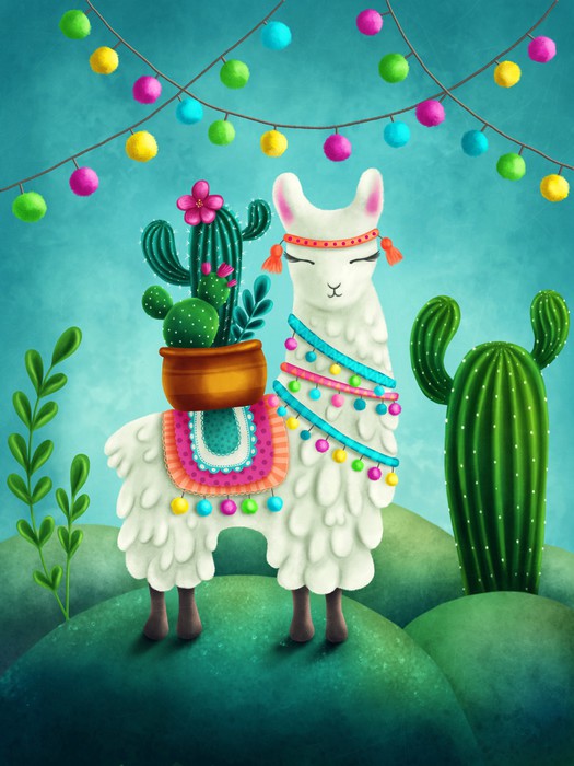 Llama party night