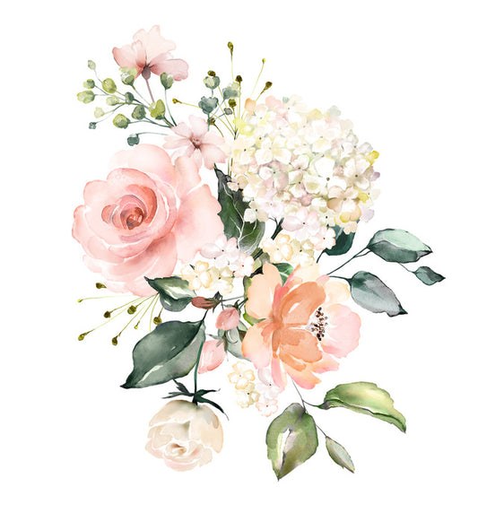 Peach posy