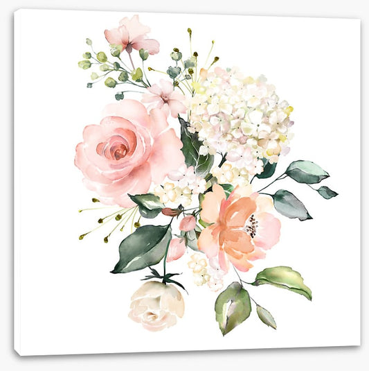 Peach posy