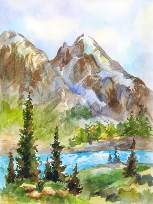 The mountain stream