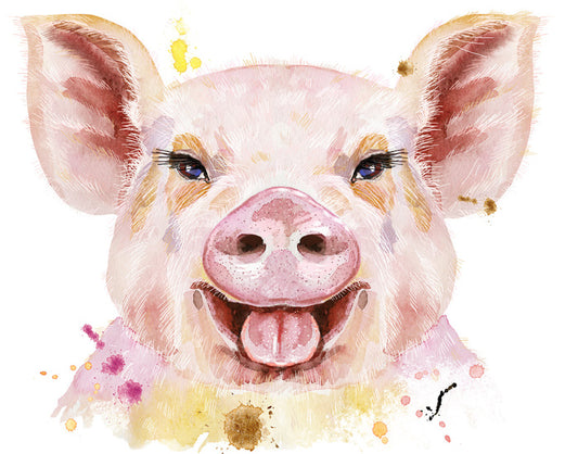 Happy hog