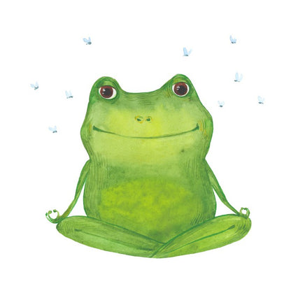 Green frog zen
