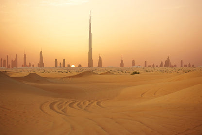 Dubai from the desert