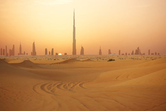 Dubai from the desert