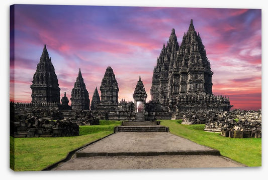 Prambanan Temple sunset