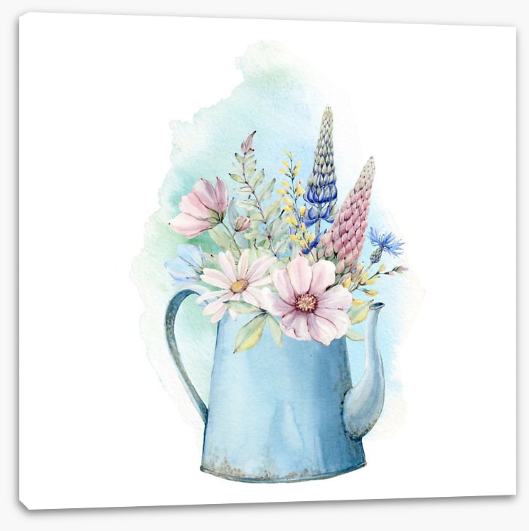 Watering can bouquet