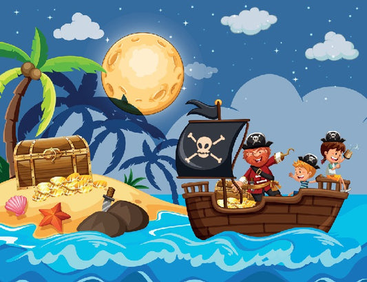 Moonlight treasure hunt