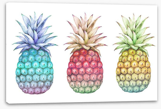 Three pineapples more