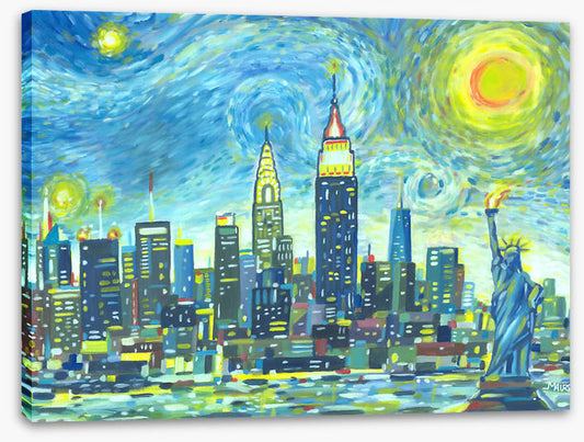 Manhattan starry sky