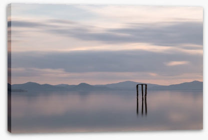 Across the lake