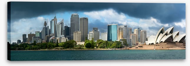 Stormy Sydney panorama