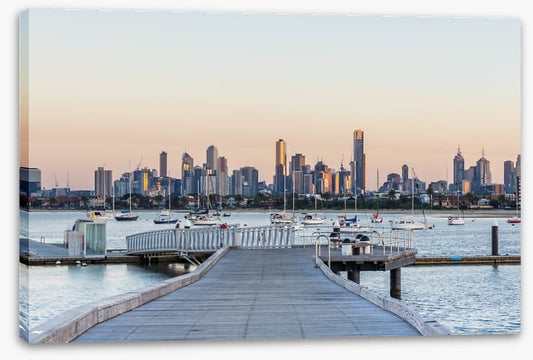 The city from St Kilda