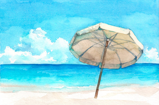 Blue bay umbrella
