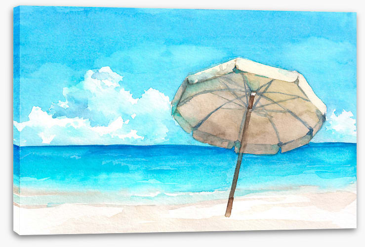 Blue bay umbrella