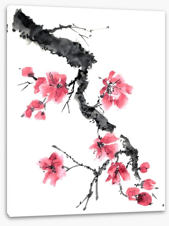 Apple blossom branch