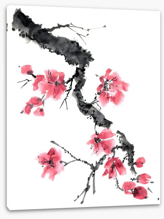 Apple blossom branch