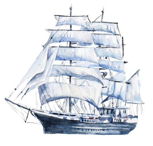 In full sail