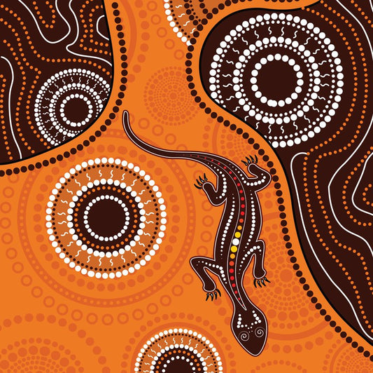 Red earth reptile