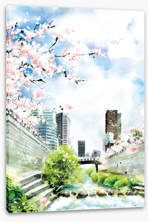Downtown spring