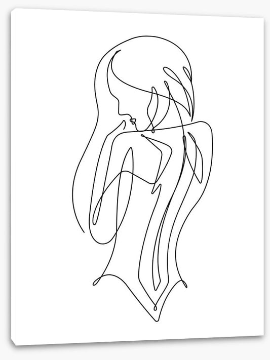 Lines of a woman