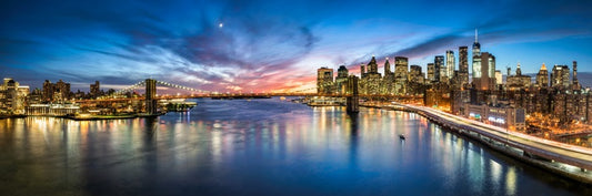 Brooklyn nights panorama