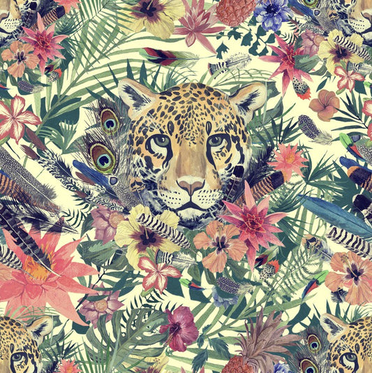 Leopard in the garden