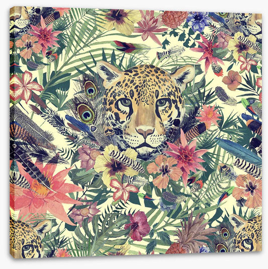 Leopard in the garden