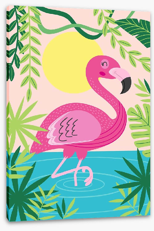 Flamingo frolic