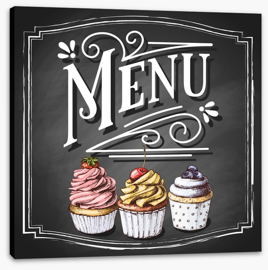 Cupcake menu