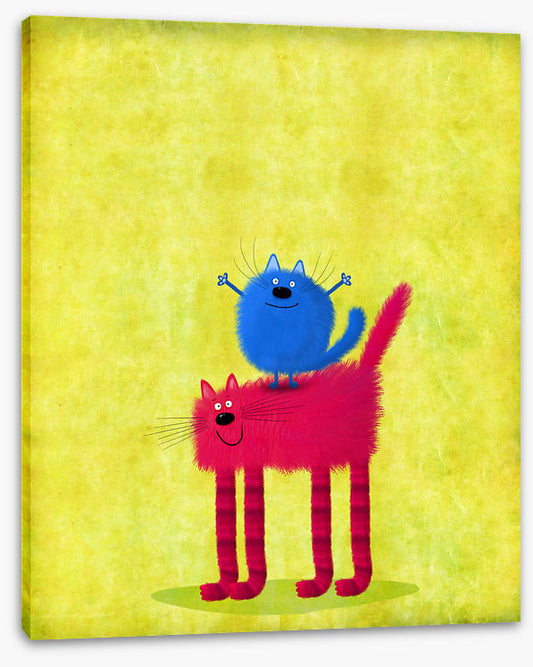 Blue cat red cat