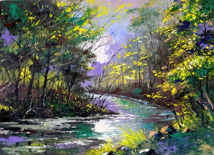 River through the woods