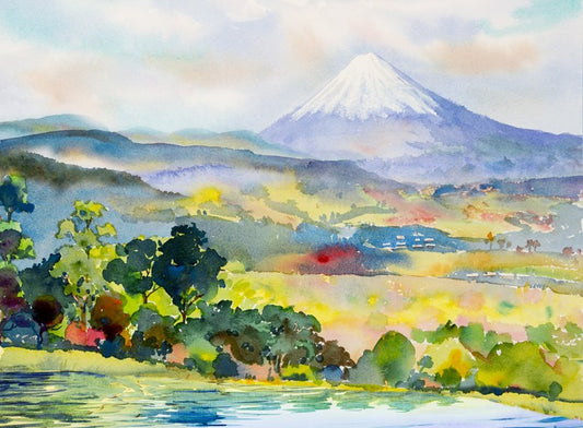 Mount Fuji from the lake
