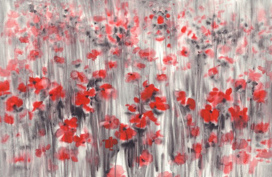 Poppy field haze