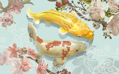 Blossom pool koi