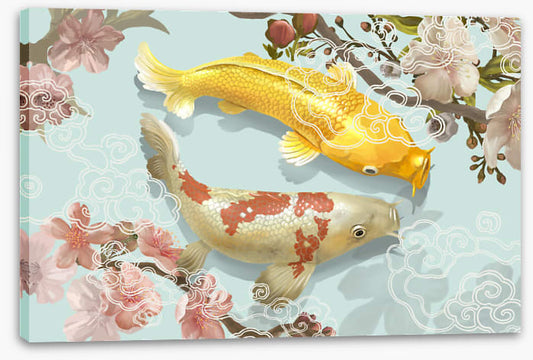 Blossom pool koi