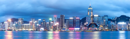 Skyline shimmer panorama