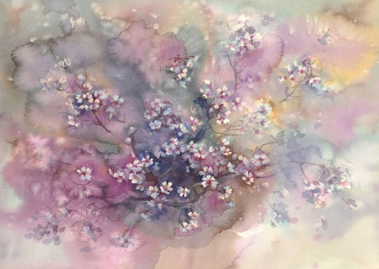 Sakura aquarelle