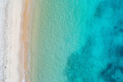 Turquoise ripples