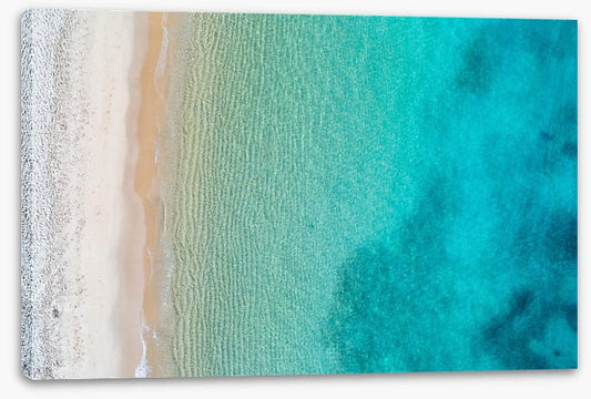 Turquoise ripples