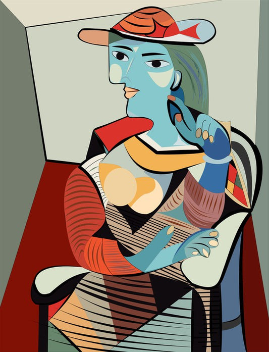Blue lady