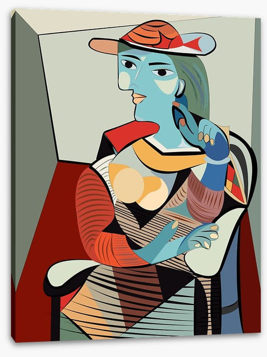 Blue lady