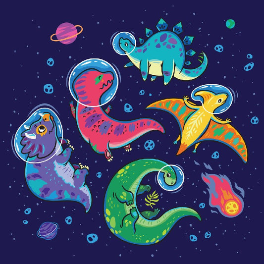 Dinosaurs in space