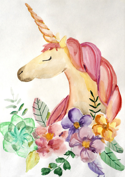 Unicorn sleeps