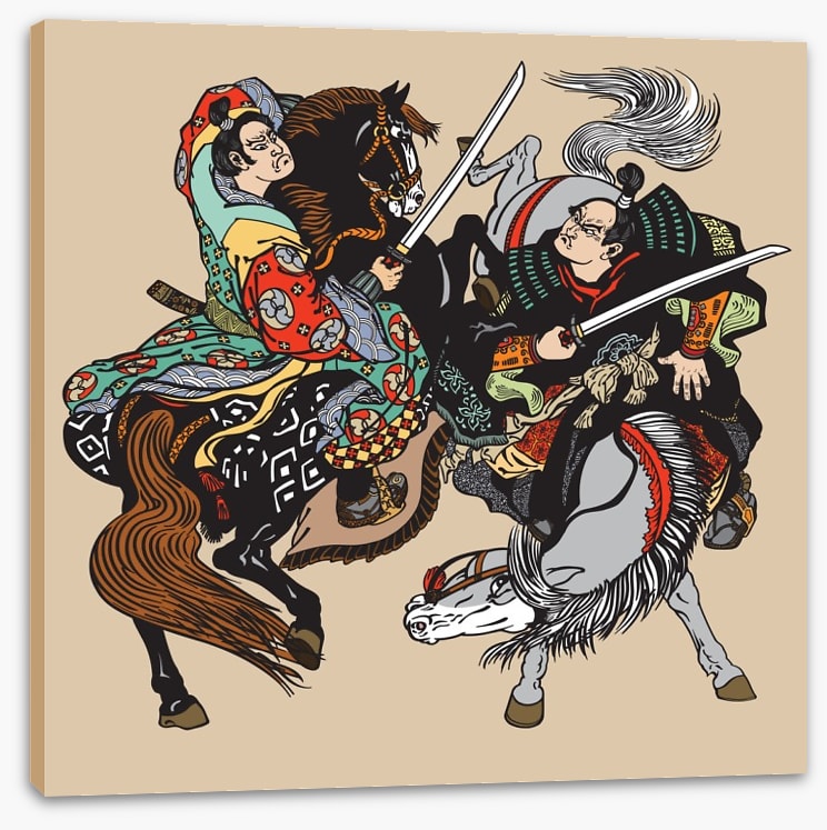 Horseback samurai