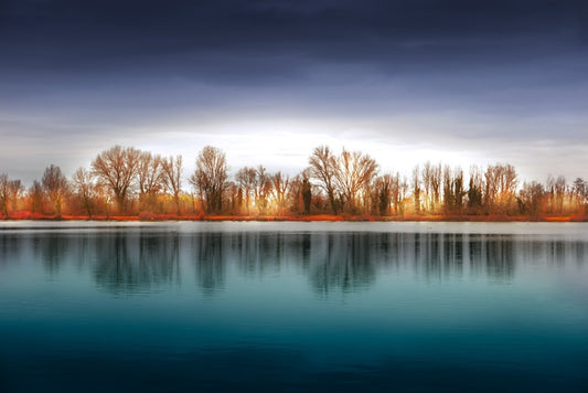 Shoreline shadows