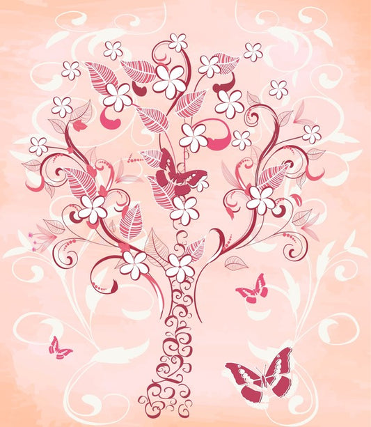 Butterfly blossom tree