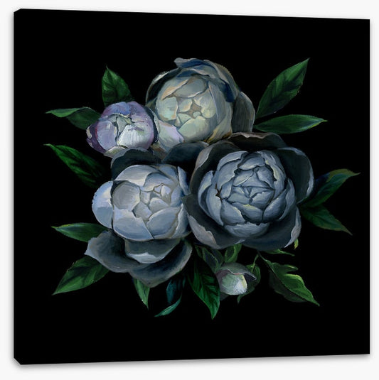 Bouquet of blue peonies