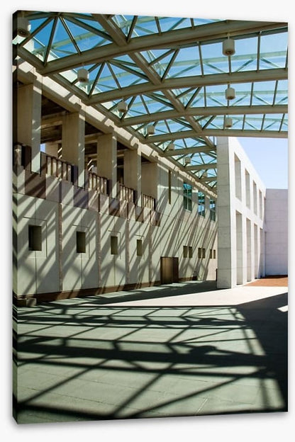 Parliament House shadows